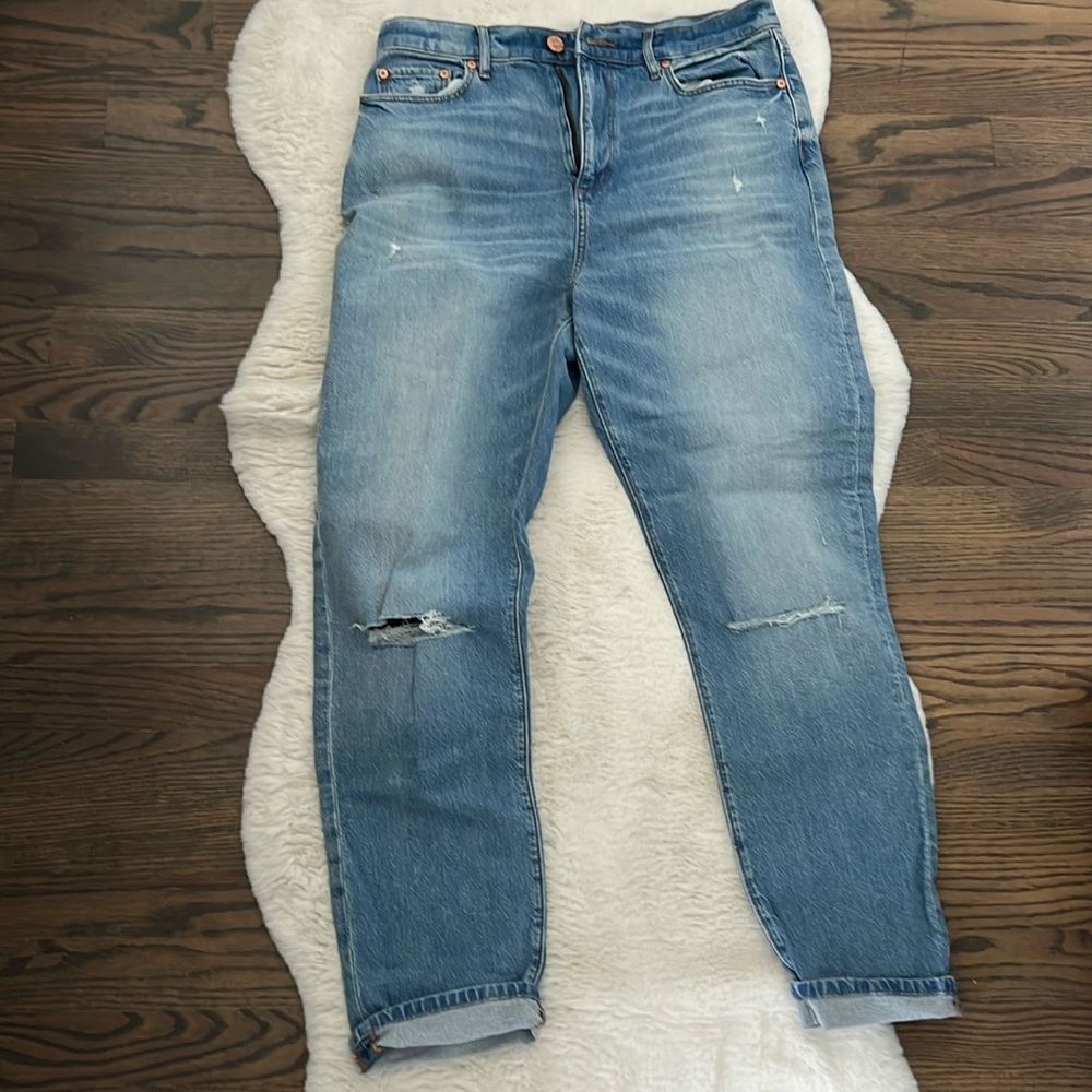 Loft, high waist boyfriend jeans, size 4 / 27